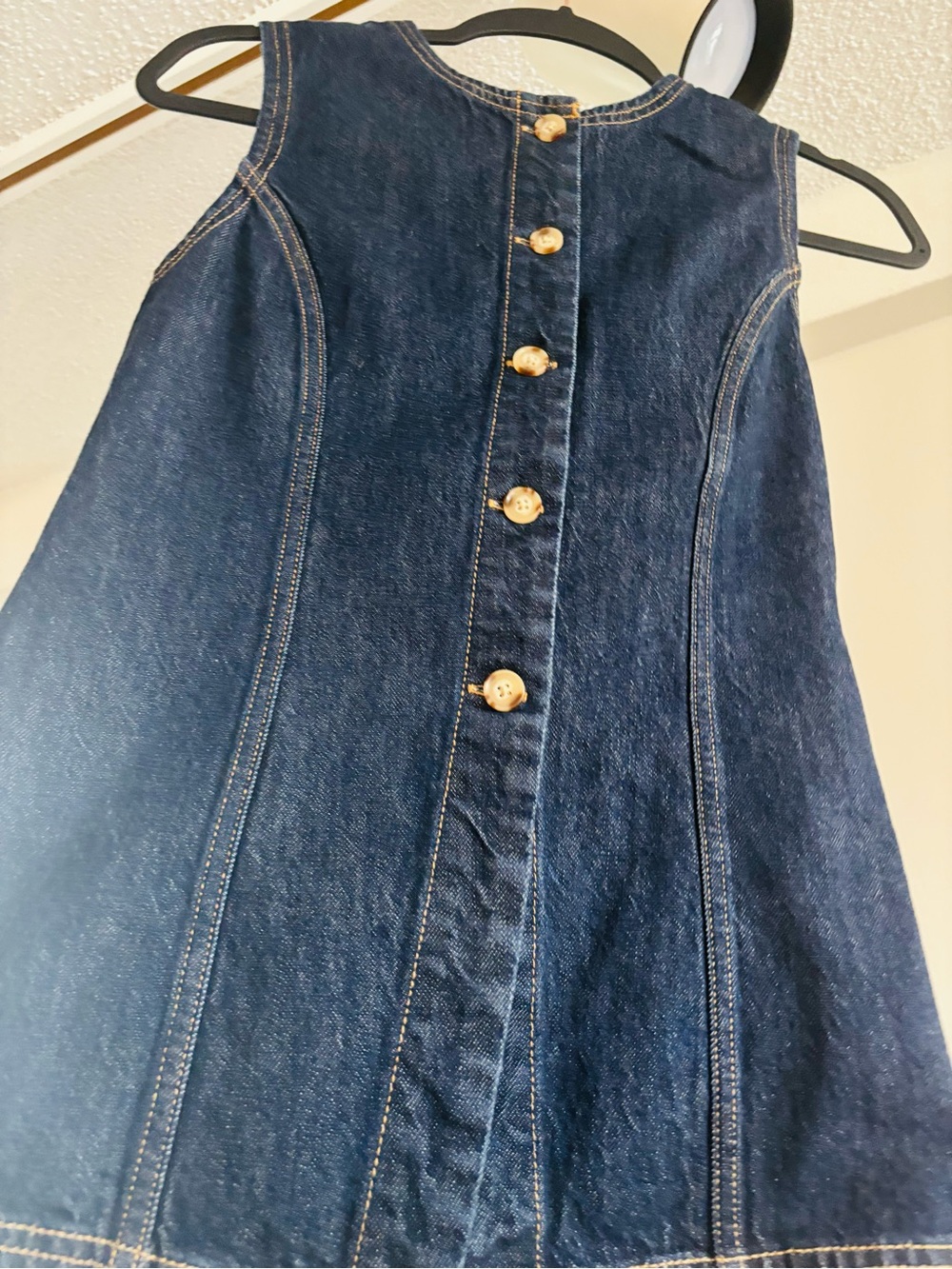 Abercrombie and Fitch Dark Wash Denim Vest XS - Picture 3 of 8